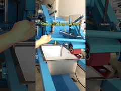 Máquina de polir chapas de metal artesanais de moldagem de lavatórios