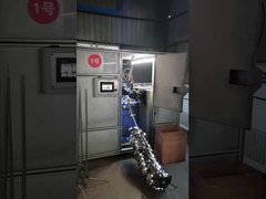 linha de produção de anéis de aço com tampa de vidro