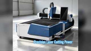 Máquina de corte a laser de fibra industrial PrecisionCut Pro