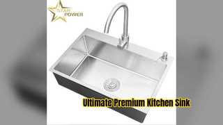 Máquina de pia de cozinha de aço inoxidável 304 premium