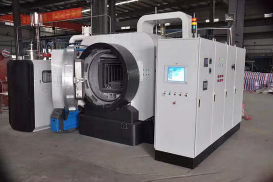 Bom preço O forno de brasagem a vácuo industrial é usado para brasagem de metais como ferro, alumínio, cobre, aço inoxidável, etc. on-line