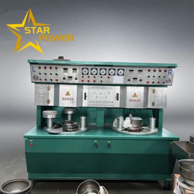 Bom preço Dual-Station Aluminum Brazing Machine for Cookware 580-620°C 0.3-3 MPa on-line