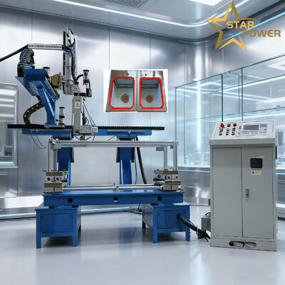 Bom preço Máquina de soldadura sem costura de quatro lados de chapas de aço inoxidável com posicionamento automático e controlo CNC on-line