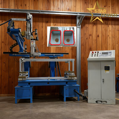 Bom preço Máquina de Soldagem CNC de Quatro Lados e Alta Eficiência com Partida com um Clique e Soldagem Precisa para Conformação de Metais on-line