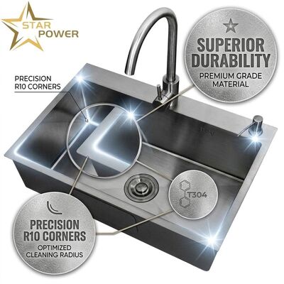 Bom preço 15 Inch Round Undermount Bar Sink SUS304 20 Gauge Stainless Steel with Basket Strainer on-line