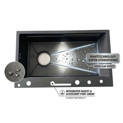 Bom preço 33 Inch Undermount Double Bowl Kitchen Sink 50/50 SUS304 18 Gauge with Bottom Grids on-line