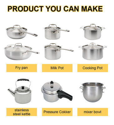 Linha de produção de utensílios de cozinha de 4 colunas semiautomática 500 toneladas Máquina de prensagem hidráulica