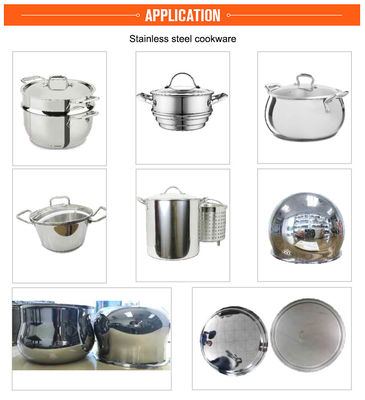 Máquina de lustro automática profissional do potenciômetro do Utensílios de cozinha dos ss