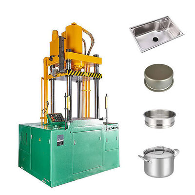 Produção de aço inoxidável do dissipador da chaleira de 50 Ton Hydraulic Press Machine For