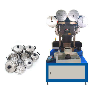 Máquina de polonês de alumínio automática do potenciômetro para o lixamento da correia do Utensílios de cozinha