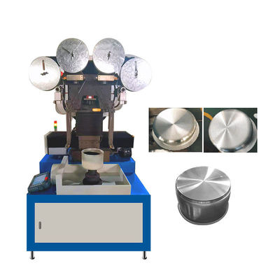 Máquina de polonês de alumínio automática do potenciômetro para o lixamento da correia do Utensílios de cozinha