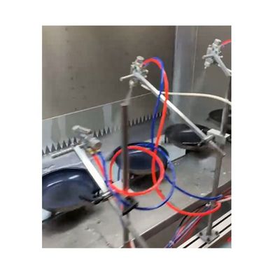 A máquina automática industrial da pintura de pulverizador para o ISO da produção do Utensílios de cozinha certificou