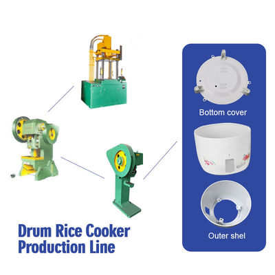 Linha de produção industrial do Utensílios de cozinha, fogão de arroz do cilindro que faz a máquina