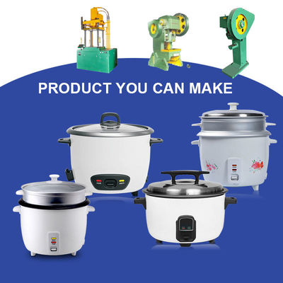 Linha de produção industrial do Utensílios de cozinha, fogão de arroz do cilindro que faz a máquina