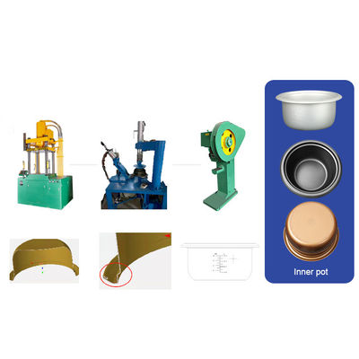Linha de produção industrial do Utensílios de cozinha, fogão de arroz do cilindro que faz a máquina