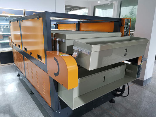 máquina de lustro magnética da agulha da máquina de lustro do metal de aço inoxidável para a lancheira