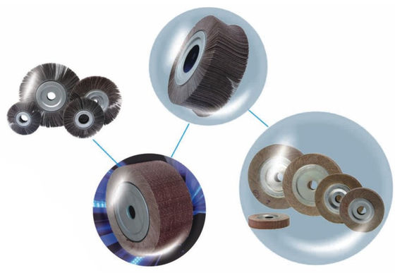 utensílios de estiramento Flap Wheels para aço inoxidável Mecânico interior Polido e moagem Flap Wheel