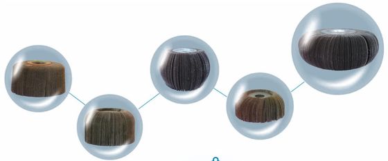 utensílios de estiramento Flap Wheels para aço inoxidável Mecânico interior Polido e moagem Flap Wheel