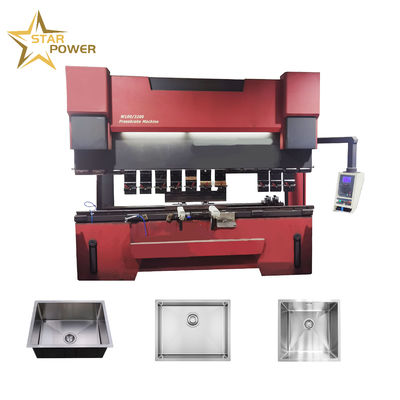 Máquina de lavar lavatórios de metal de chapa CNC Máquina de freio de ress Máquina de freio hidráulico