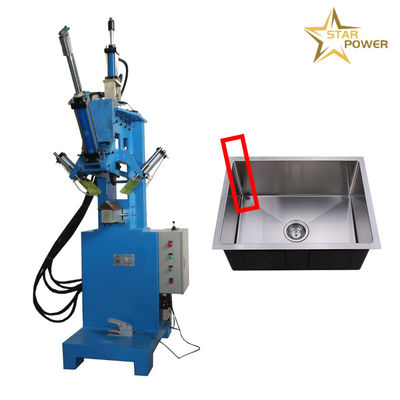 Bom preço Máquina de Lave de Cozinha CNC Soldadura automática R Corner Máquina de pressão manual da pia on-line