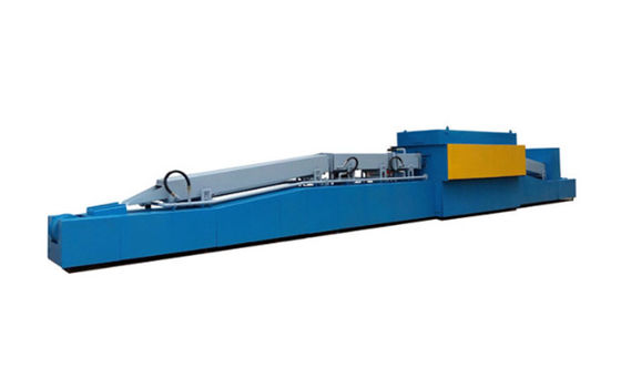 Forno de recozimento contínuo de material metálico com dispositivo de atmosfera protetora