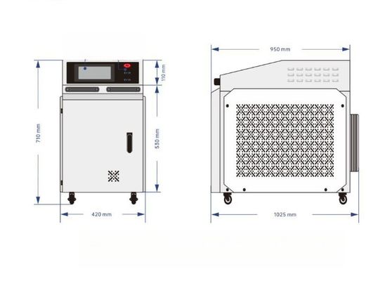 Máquina de brasagem por indução para tecnologia avançada de soldagem a laser
