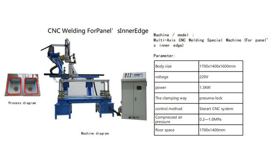 Máquina especial de solda de borda interna CNC multi-eixo de alto desempenho para indústria