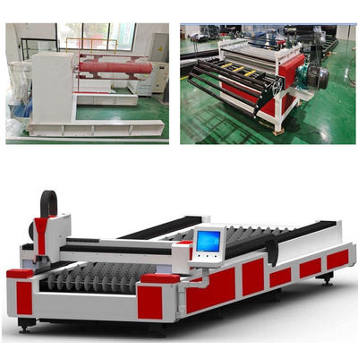 Conjunto completo de equipamento de corte a laser de alta precisão para bobinas de aço inoxidável e várias bobinas metálicas