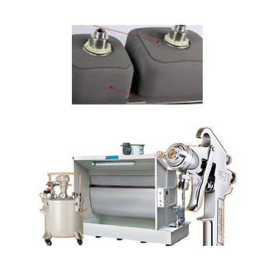 Máquina automática de pintura de chapas de aço para a superfície do lavatório feita à mão