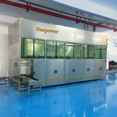 Equipamento industrial de limpeza e secagem para utensílios metálicos