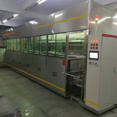 Equipamento industrial avançado de limpeza e secagem com tecnologia ultrasônica para peças metálicas