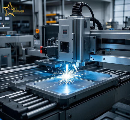 Máquina de corte a laser de placas metálicas de fibra de alta eficiência de grande formato