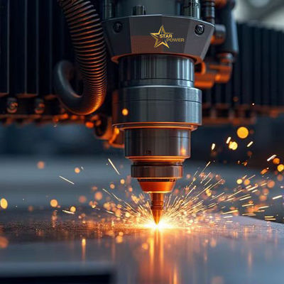 Máquina de corte a laser de metal de fibra de aço inoxidável de placa espessa de precisão