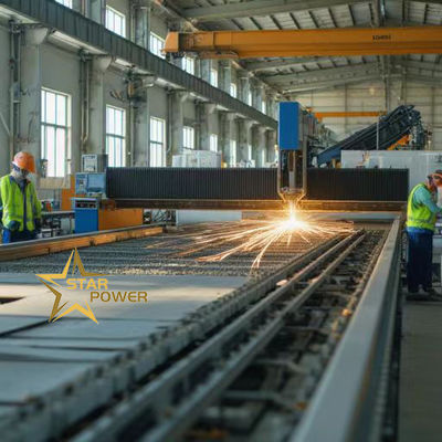 Máquina de corte a laser de alta estabilidade de placas espessas de alta potência