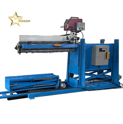A máquina de soldagem CNC de costura reta com operação ajustável e estável é usada para a soldagem posterior de várias costuras retas de chapas metálicas