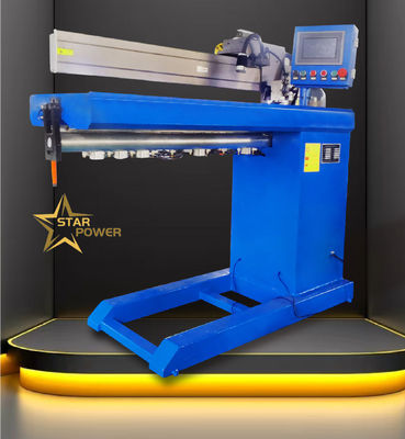 A máquina de soldagem CNC de costura reta com operação ajustável e estável é usada para a soldagem posterior de várias costuras retas de chapas metálicas
