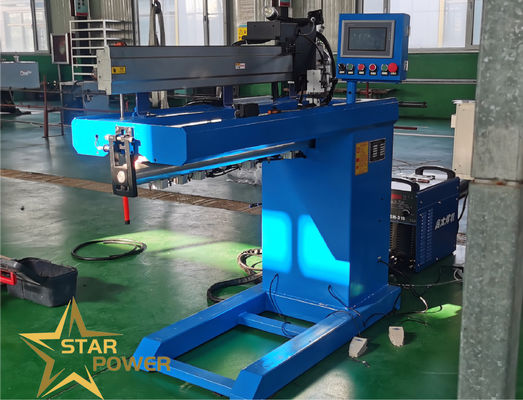 Máquina de soldadura de costura recta de aço carbono de tamanho médio de alta eficiência
