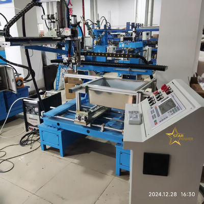 Máquina automática de solda de superfície CNC para lavatório de aço inoxidável