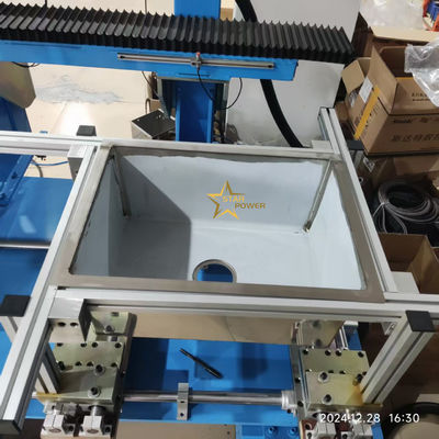 Bom preço Máquina de soldadura de controlo numérico versátil para produção de lavatórios de cozinha com tecnologia avançada on-line
