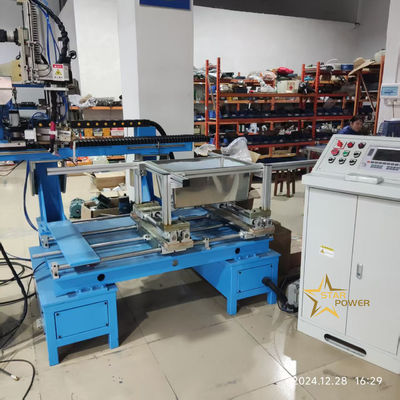 Máquina de solda de superfície CNC concebida para lavatório manual de aço inoxidável