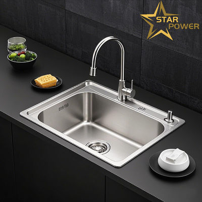 Bom preço Conjunto de cozinha Lava-mãos de aço inoxidável on-line