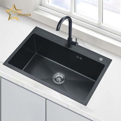 Bom preço Cozinha doméstica Lava-mãos de aço inoxidável de alta qualidade personalizada on-line