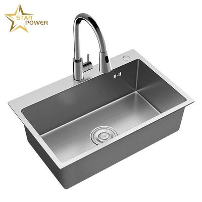 Bom preço Cozinha doméstica Lava-mãos de aço inoxidável on-line