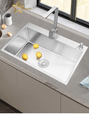 304 Equipamentos de cozinha de lavatório de mão de aço inoxidável