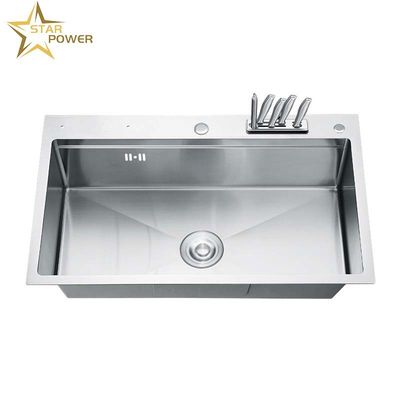 Laveira de mão de aço inoxidável robusta e personalizável para cozinha