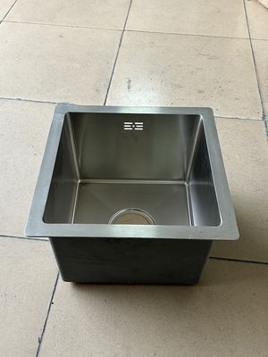 Bom preço Simples e Prático: Pia de Cozinha de Tigela Única em Aço Inoxidável Cor Natural on-line