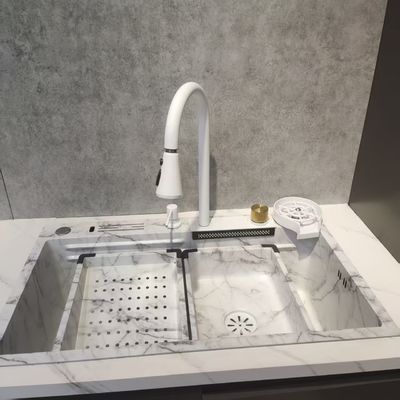 Lava-louças de cozinha multifuncional de aço inoxidável