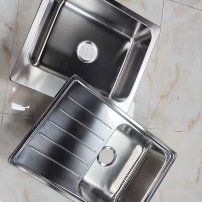 Bom preço Compatível com instalação sob bancada e sobre bancada em Aço Inoxidável de Grau Alimentício 304 (18/8) Cuba de Cozinha Extensível Tamanho Personalizável | Bitola de Aço Personalizável Disponível | Profundidade de Cuba Personalizável Disponível | À Prova de Ferrugem e Resistente à Corrosão on-line