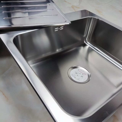 304 aço inoxidável estendido cozinha Sink Set Dimensões personalizáveis