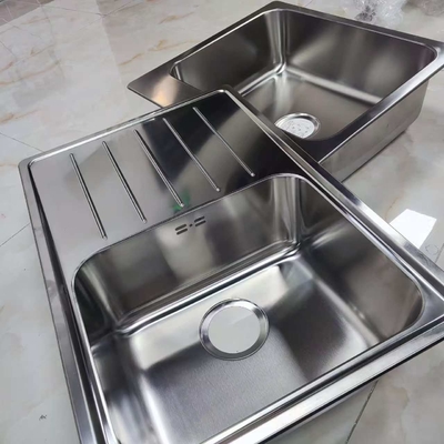 304 aço inoxidável estendido cozinha Sink Set Dimensões personalizáveis